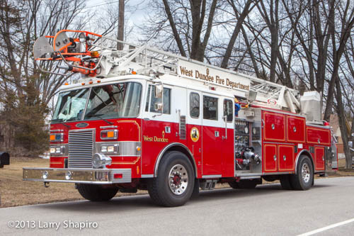 West Dundee FPD aerial ladder truck