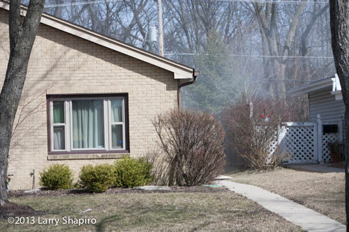 house fire in Glenview on Maple Street