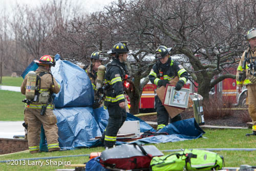 firefighters recover possessions