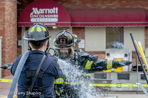 chemical spill at the Lincolnshire Marriott 4-23-13