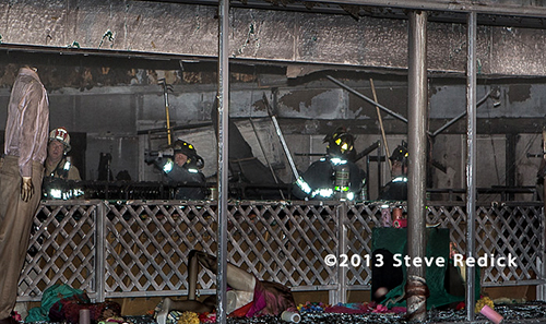 Thrift store fire in Brookfield