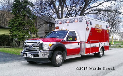 Lemont Fire District ambulance