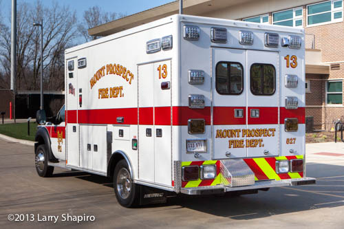 new ambulance for Mount Prospect FD