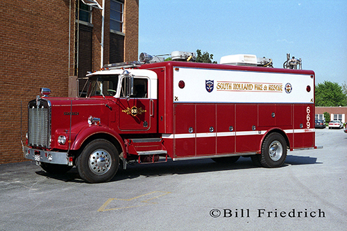 South Holland Fire Department squad