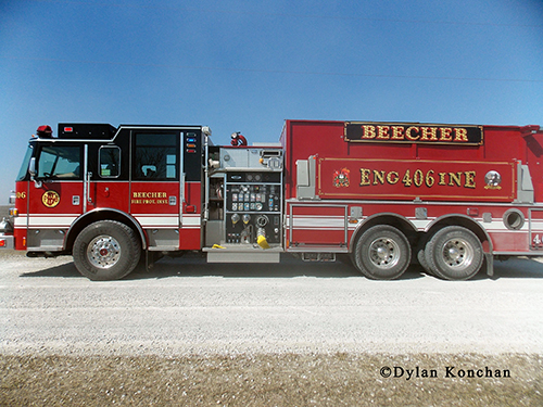 Beecher FPD Pierce pumper/tanker tender
