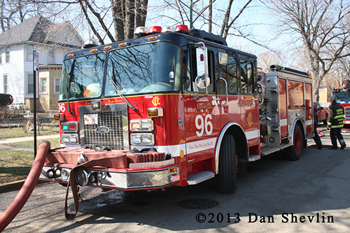 Chicago FD Engine 96 Luverne fire engine