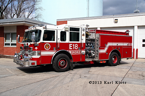 Skokie Fire Department Engine 18