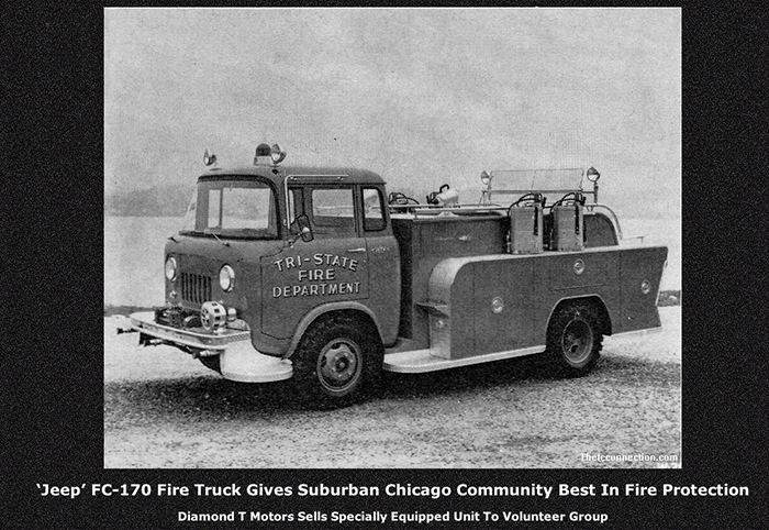 Tri-State FPD FC Jeep fire engine