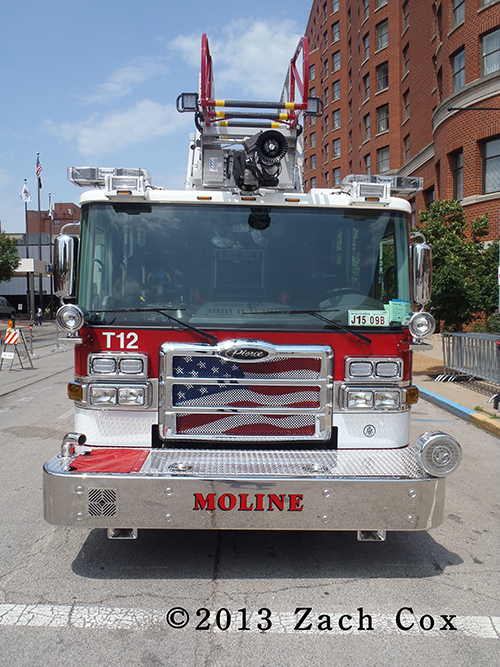 new fire truck for Moline Fire Department