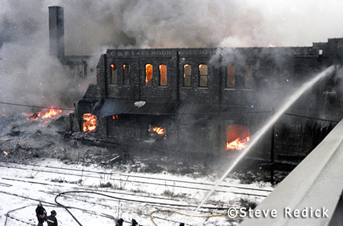 big fire in Chicago 1975