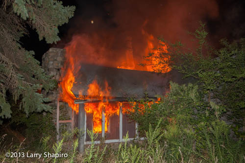 Lake Zurich FD house fire in Hawthorn Woods
