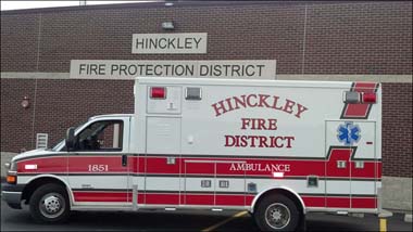 Hinckley FPD new ambulance