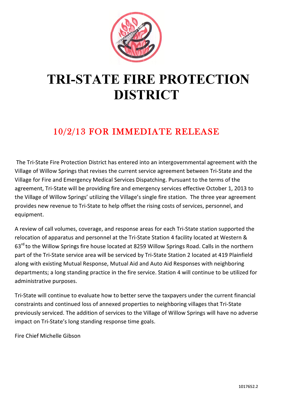 Tri-State Fire Protection District