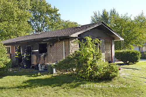 house fire in Park Forest IL