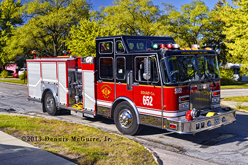 Chicago Heights FD fire engine