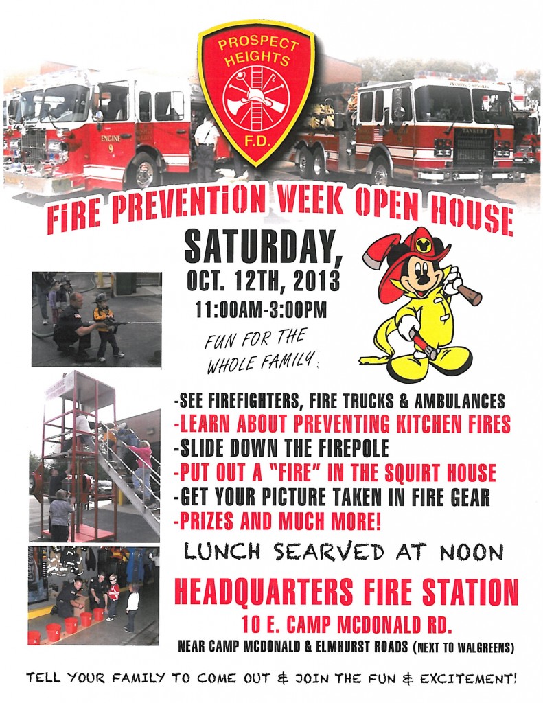 Prospect Heights Fire Protection District open house