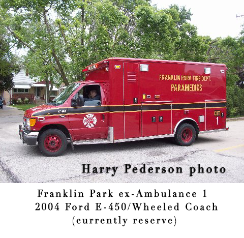 Franklin Park Fire Department ambulance
