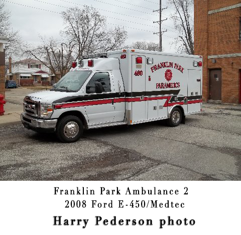 Franklin Park Fire Department ambulance