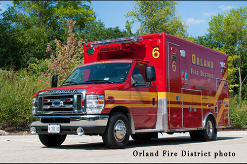 Orland Fire District ambulance