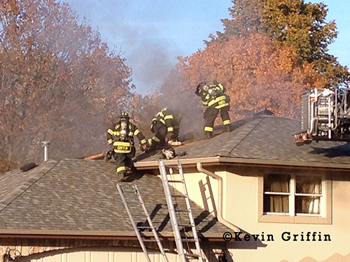 house fire in Tinley Park 11-03-13