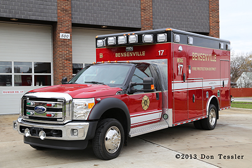 New ambulance for Bensenville Fire District