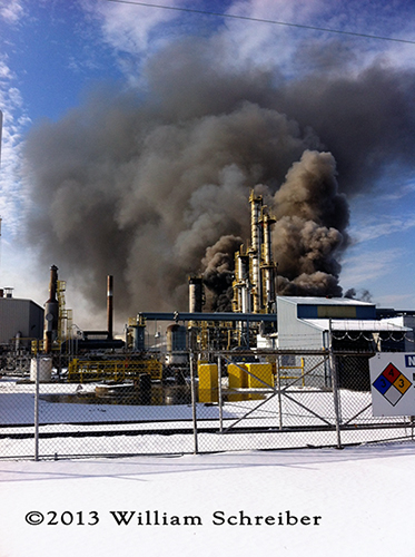 Explosion and fire at Blue Island Phenol in Alsip 12-13-13