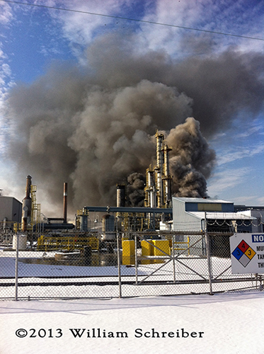 Explosion and fire at Blue Island Phenol in Alsip 12-13-13