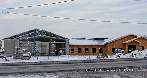 New fire station under construction for the East Dundee Fire Protection District. Tyler Tobolt photo
