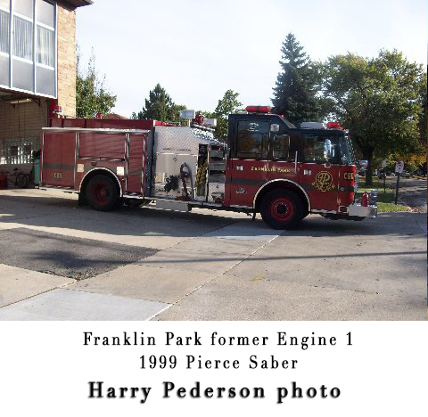 Franklin Park Fire Department apparatus