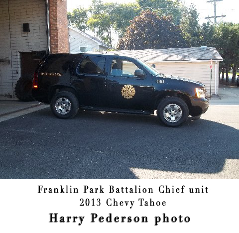 Franklin Park Fire Department apparatus