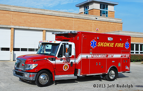 new Horton ambulance for the Skokie Fire Department