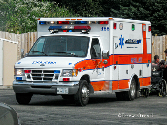Brookfield Zoo Public Safety ambulance