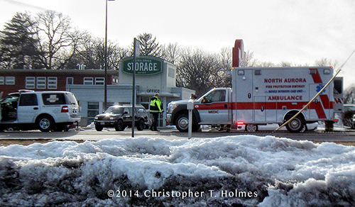 Ambulance at accident scene