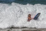 crashing waves on the beach