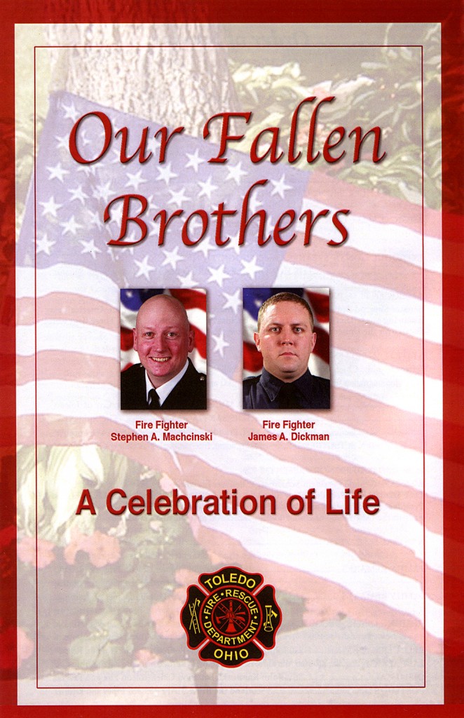 memorial service for fallen Toledo firefighters