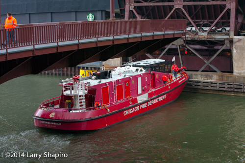 Chicago Fire Boat Engine 2 the Christopher Wheatley