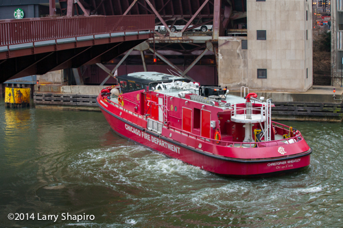 Chicago Fire Boat Engine 2 the Christopher Wheatley