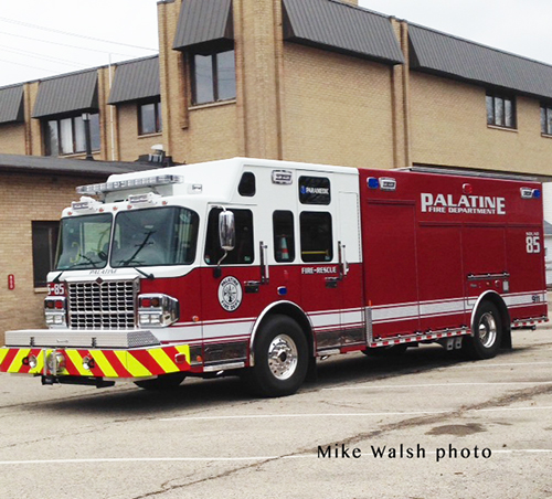 new fire truck for Palatine FD