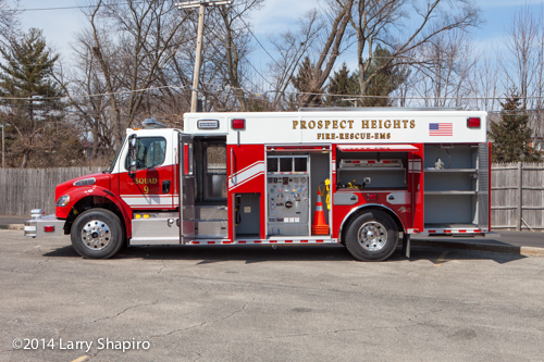 new fire truck for Prospect Heights FD in IL