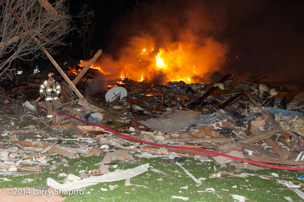 gas explosion levels mansion