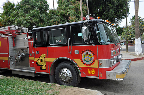US fire engine in Mexico