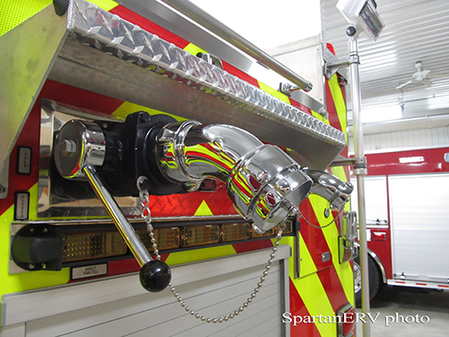 fire engine closeup