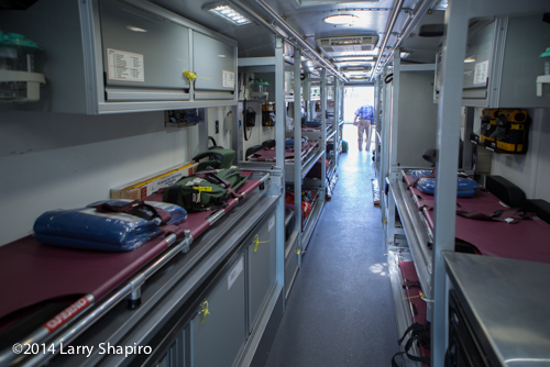 Chicago medical ambulance bus
