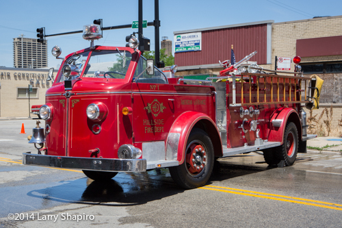 antique American laFrance fire engine 