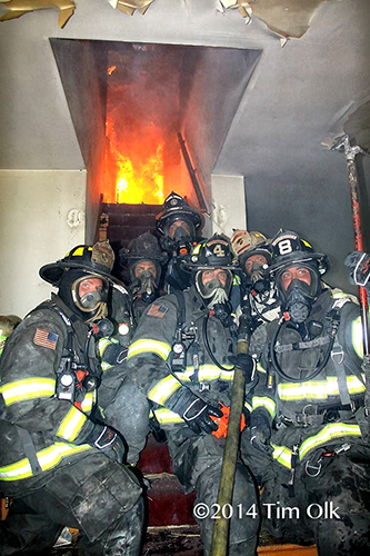 fire in house for training purposes