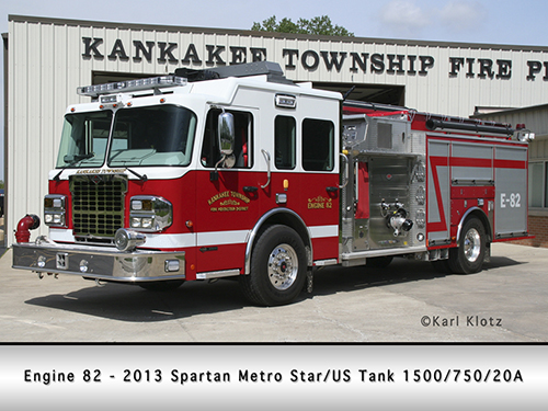 Kankakee Township FPD fire engine
