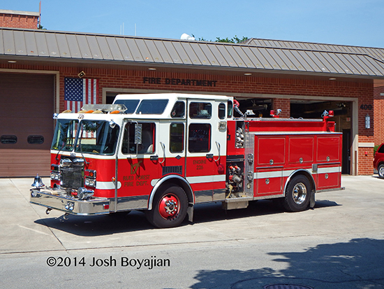 River Forest fire engine