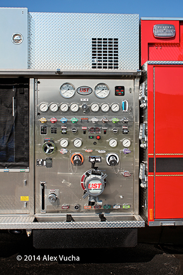 fire engine pump panel