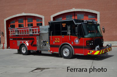 Ferrara fire engine