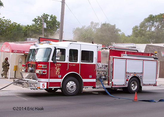 Sutphen fire engine in Gary Indiana